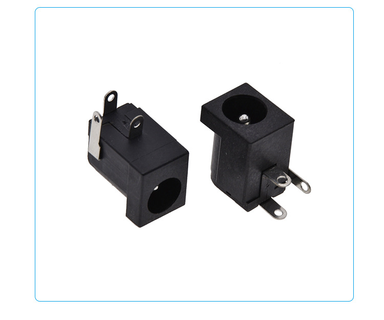 dc电源插座 5.5*2.1mm dc005 针1.3 1.65 2.1 2.5mm 3脚插 dc接口