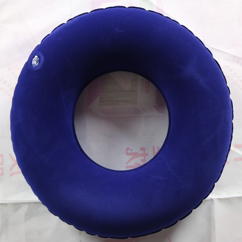 植绒防褥疮圈垫轮椅坐垫臀部 老人气垫充气型圆形方残疾人孕妇