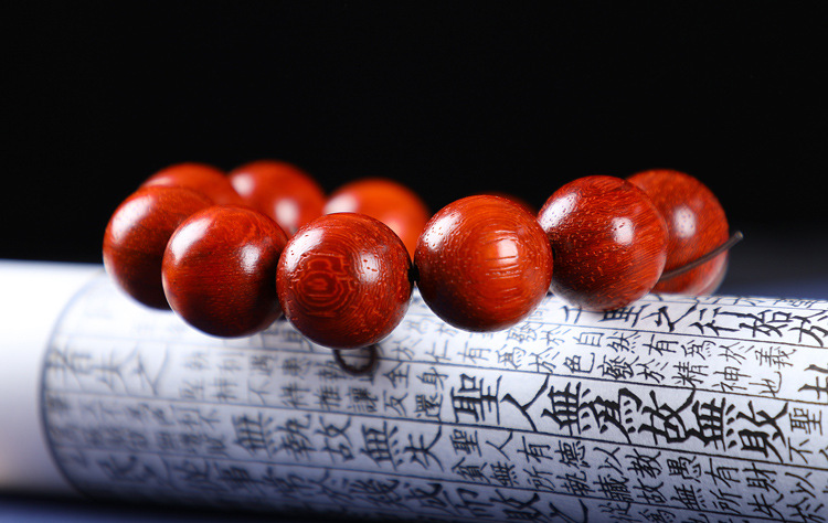 巴西紫檀手串2.0 红花梨手链男女情侣款饰品木质文玩红木佛珠厂家