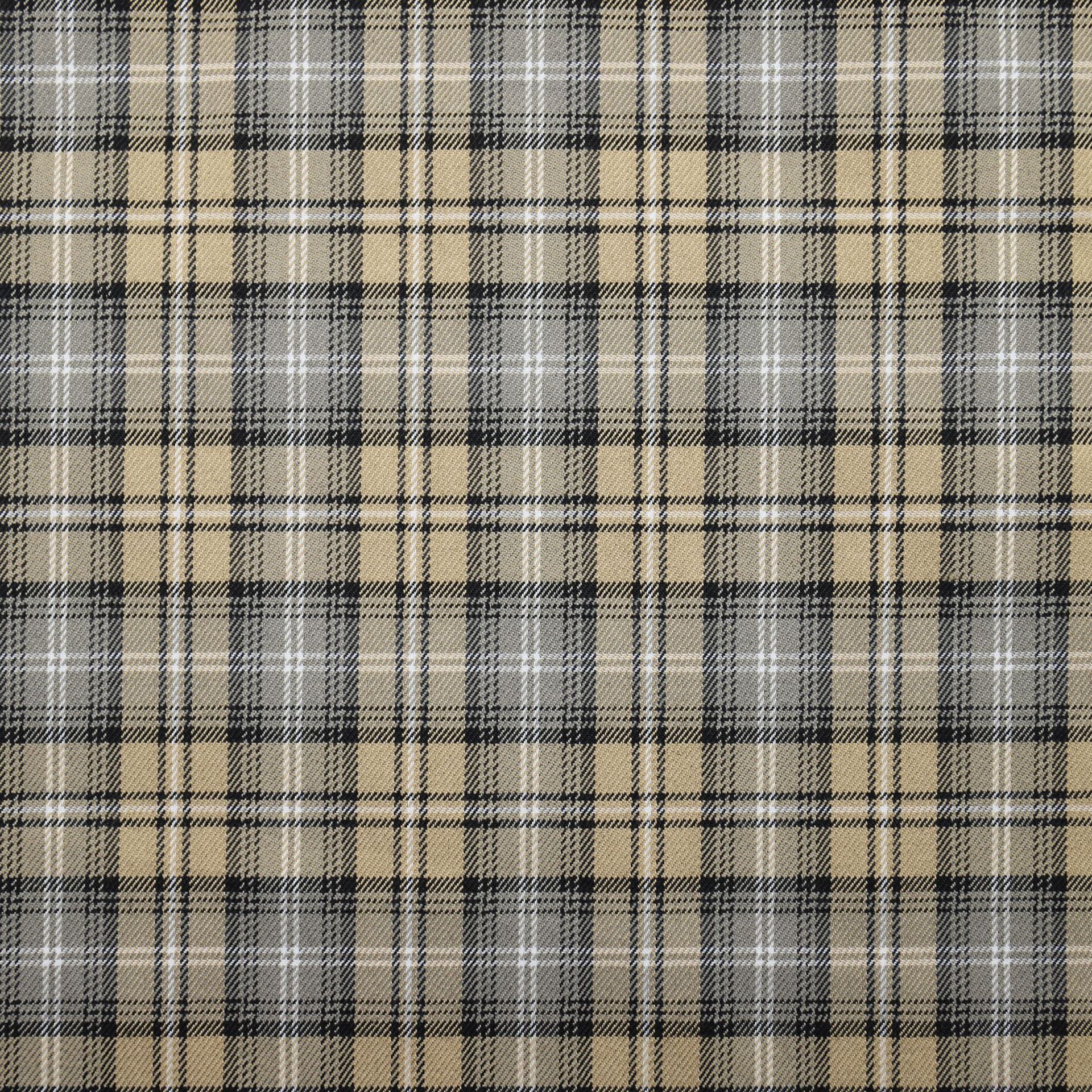 tr弹力色织斜纹格子布jk制服百褶短裙时装休闲外套装饰布面料现货