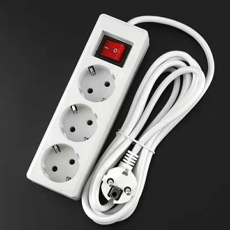 German Power Strip European Standard Power Strip German Standard Patch Board European Plug Board European Standard Power Strip South Korea/Germany