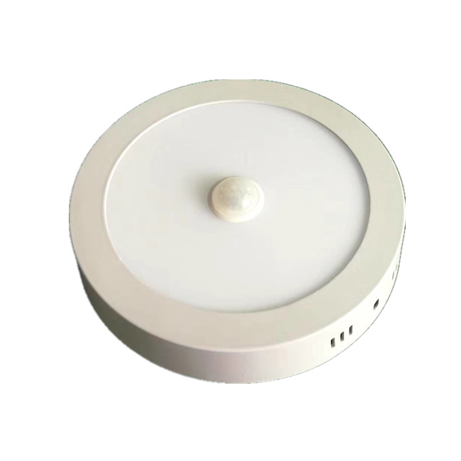 厂家直销 led感应面板灯 微波感应 led室内灯具 3w-24w隔离