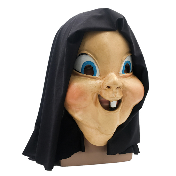 新款万圣节面具乳胶忌日快乐面具头套舞会派对cos厂家直销