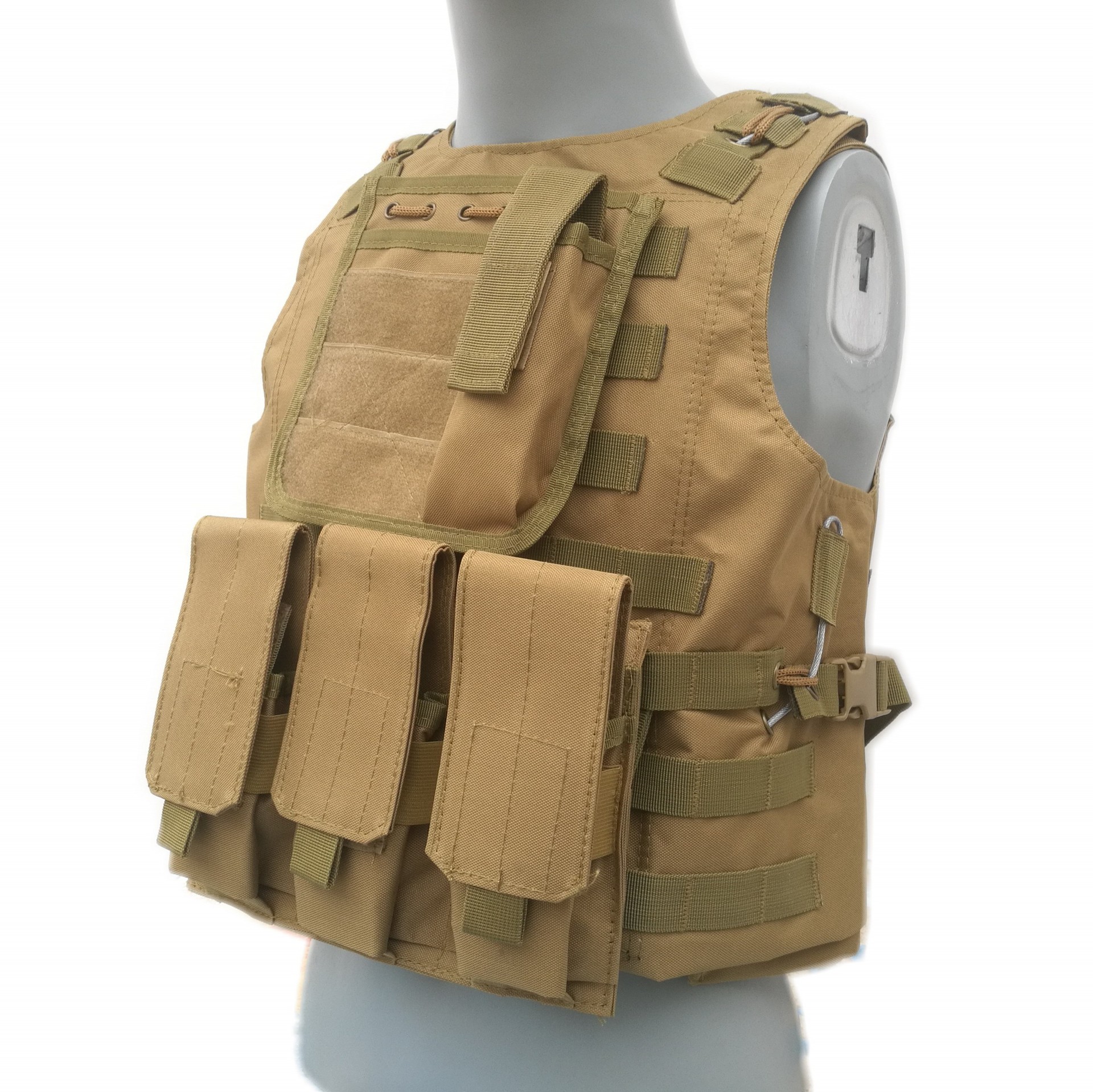 探路人户外装备 两栖战术背心 野战背心 迷彩马甲