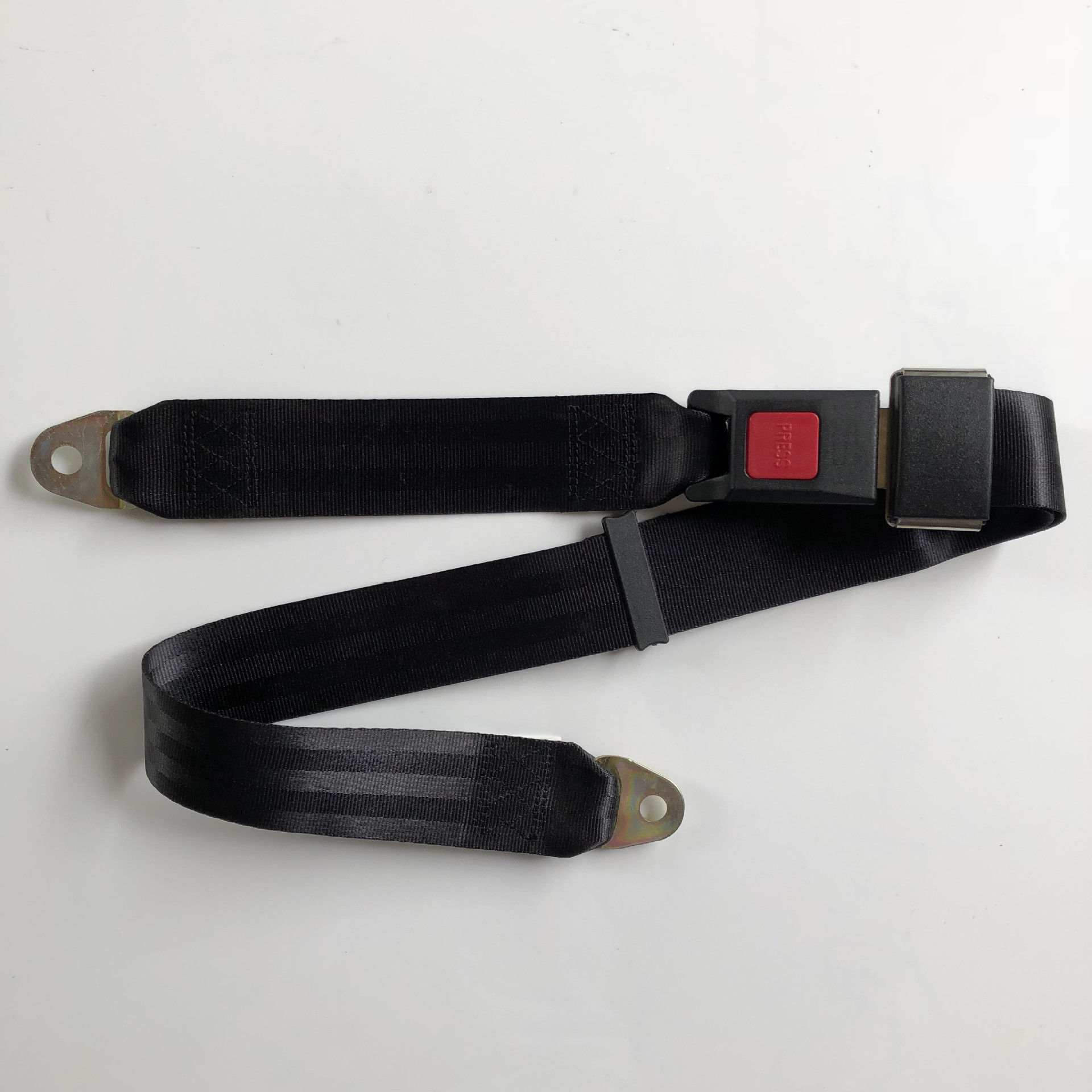 简易汽车两2点式安全带 叉车公交车大客车用安全带通用保险带腰带