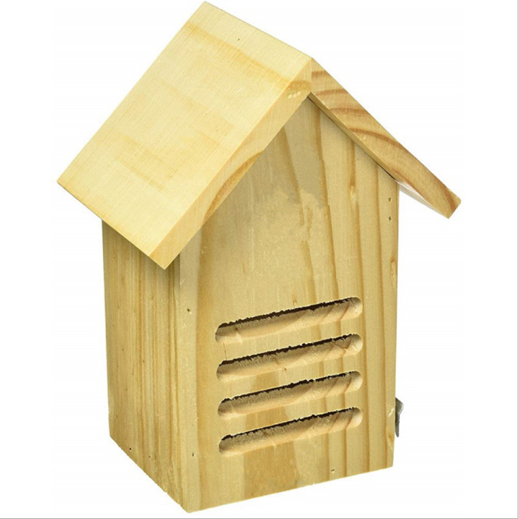 厂家直销出口木制蝴蝶房 木质昆虫七星瓢虫蝴蝶屋子 实木制蝴蝶窝