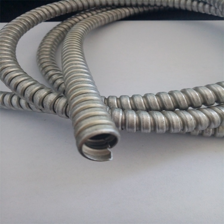 福莱通铝制穿线金属软管 铝合金电缆保护柔性套管厂家