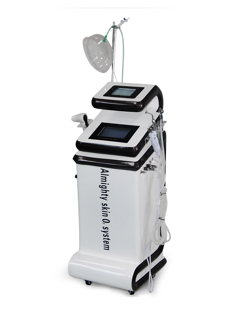 立式双屏水氧仪注氧仪深层补水嫩肤皮肤检测仪多功能美容仪厂家直销