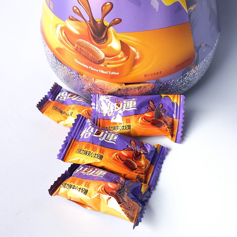 怡口莲太妃糖原味318g罐装婚庆结婚喜糖零食年货情人节礼物