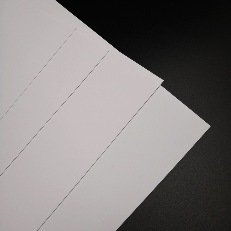 厂家销售 白色磨砂pvc胶片 pvc打印胶片 哑白胶片 磁卡片