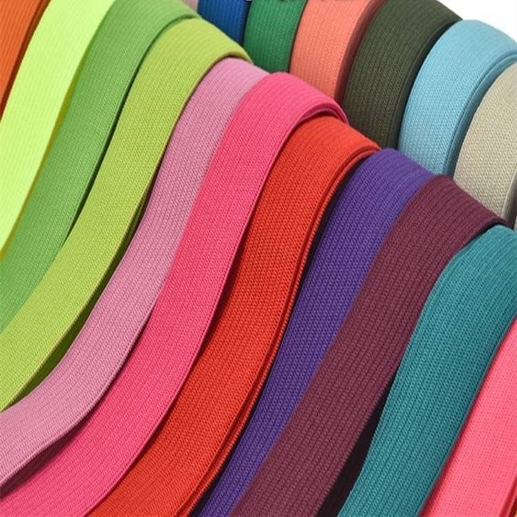 彩色钩边松紧带