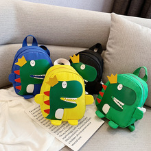 新款恐龙背包卡通儿童双肩包小朋友百搭韩版牛津布幼儿园宝宝书包