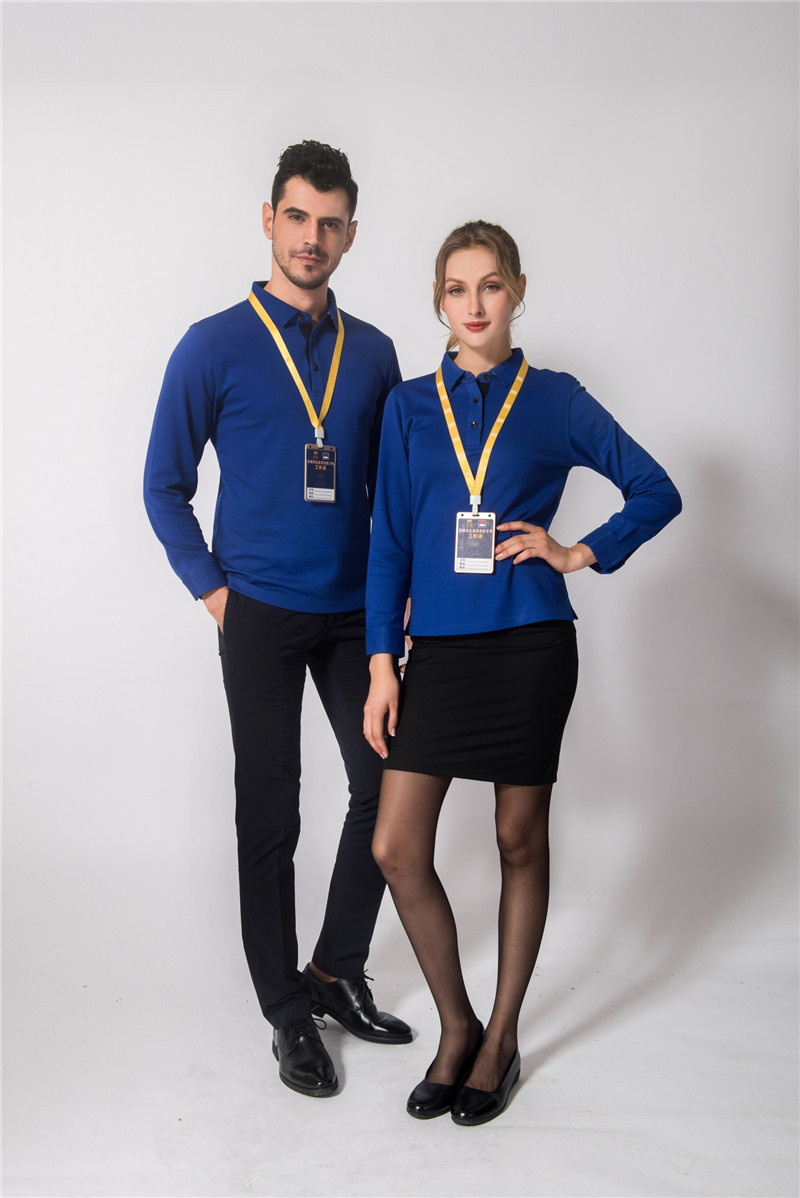 春秋新款polo衫印字刺绣logo定制班服聚会服团体服工作服来图diy