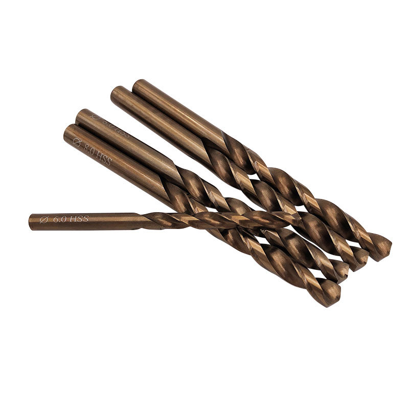 麻花钻头含钴m35直柄全磨制不锈钢金属钢板铁皮扩孔打孔drills
