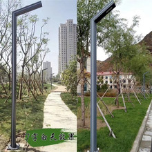 批发方柱形庭院灯 庭院路灯  3.5米铝型材公园庭院灯 庭院景观灯