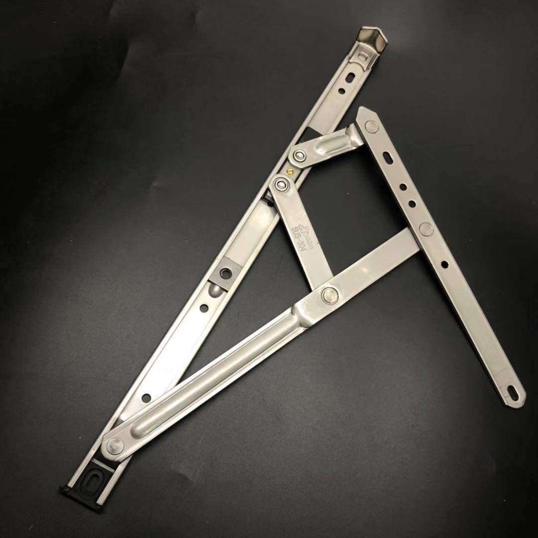 201#不锈钢滑撑铝合金塑钢窗幕墙窗平开上悬四连杆铰链201#22f3.