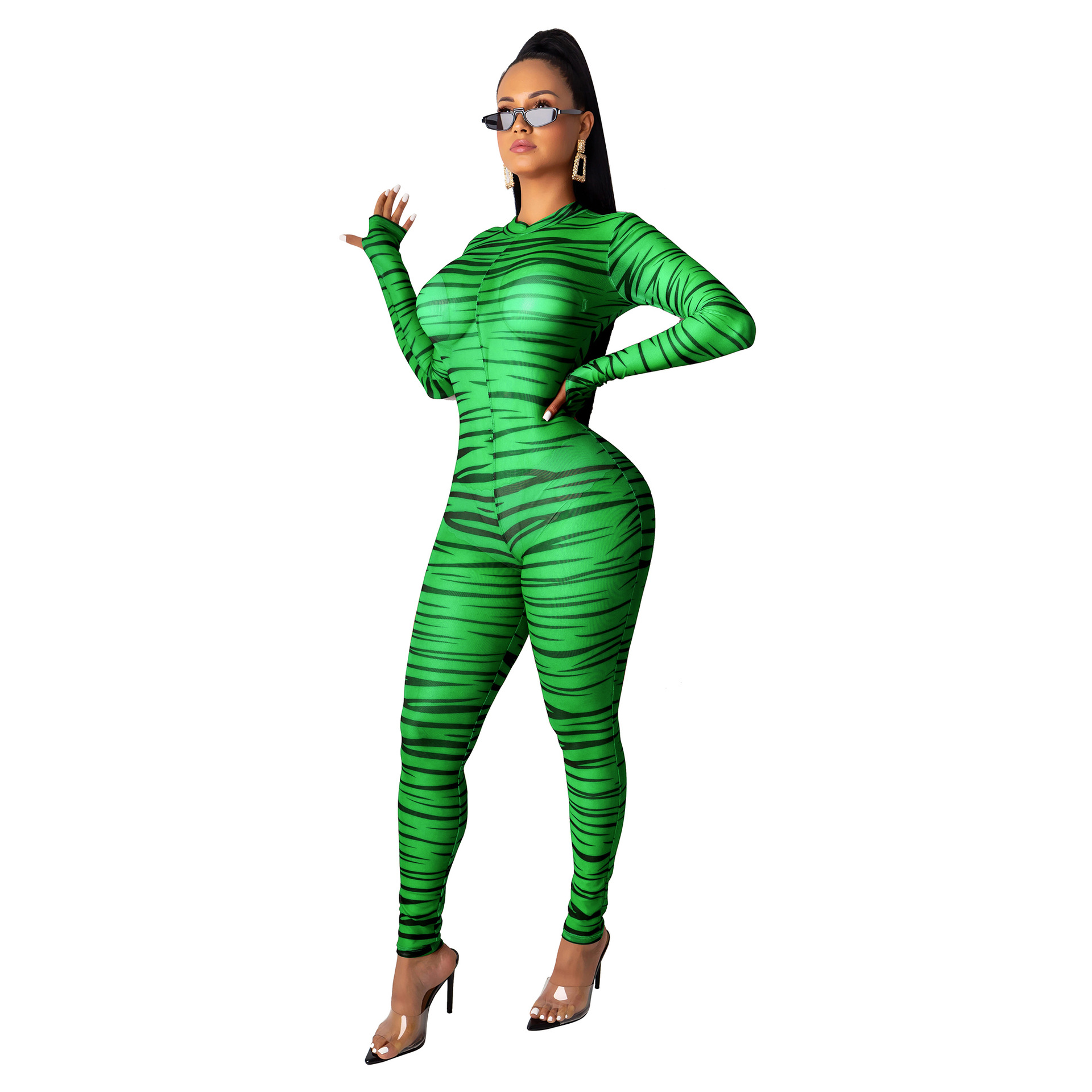 smr9464 跨境平台亚马逊热卖款 欧美性感时尚超弹力女装连体裤