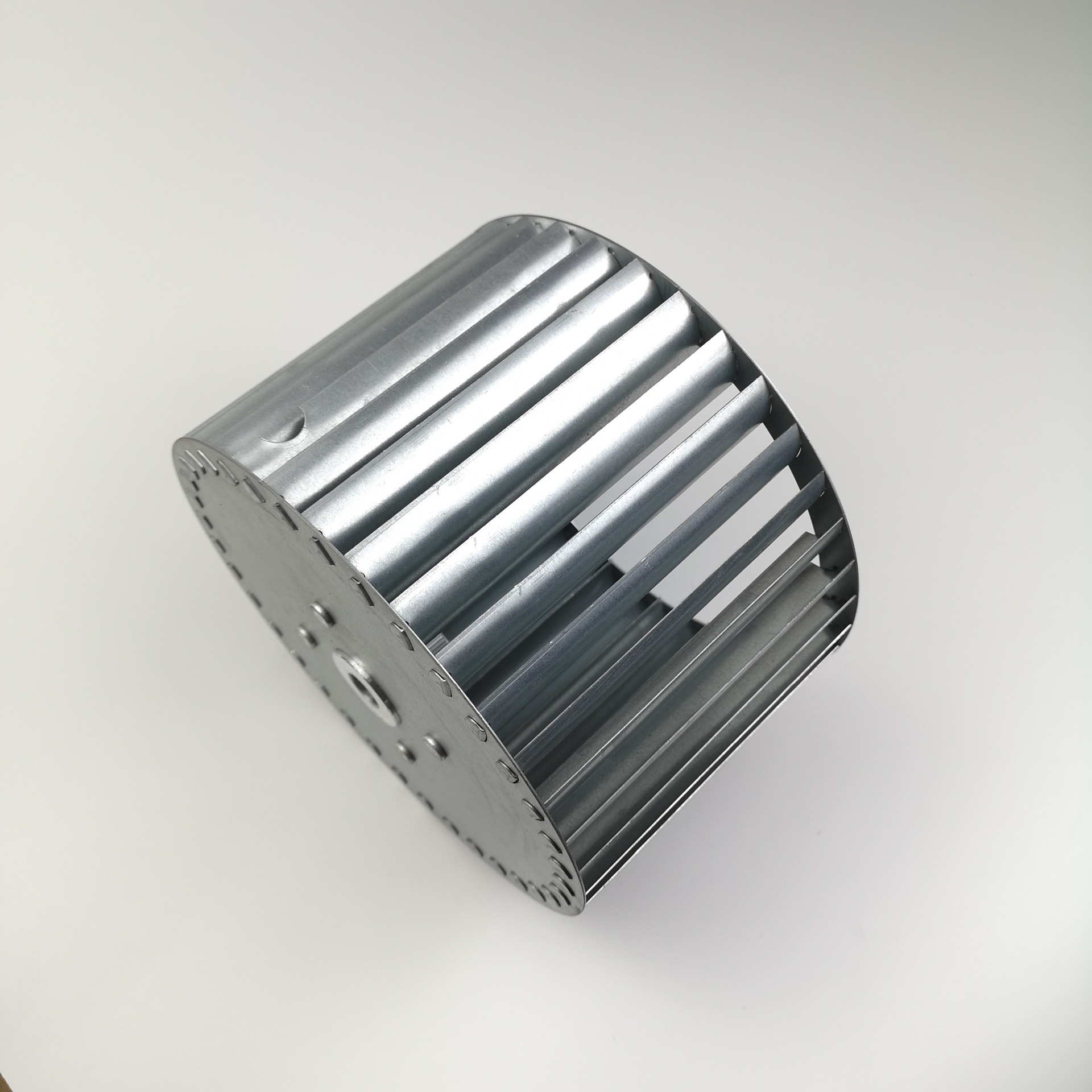 多翼式离心风机叶轮风轮风叶 工业设备配件 镀锌板材质 外径200