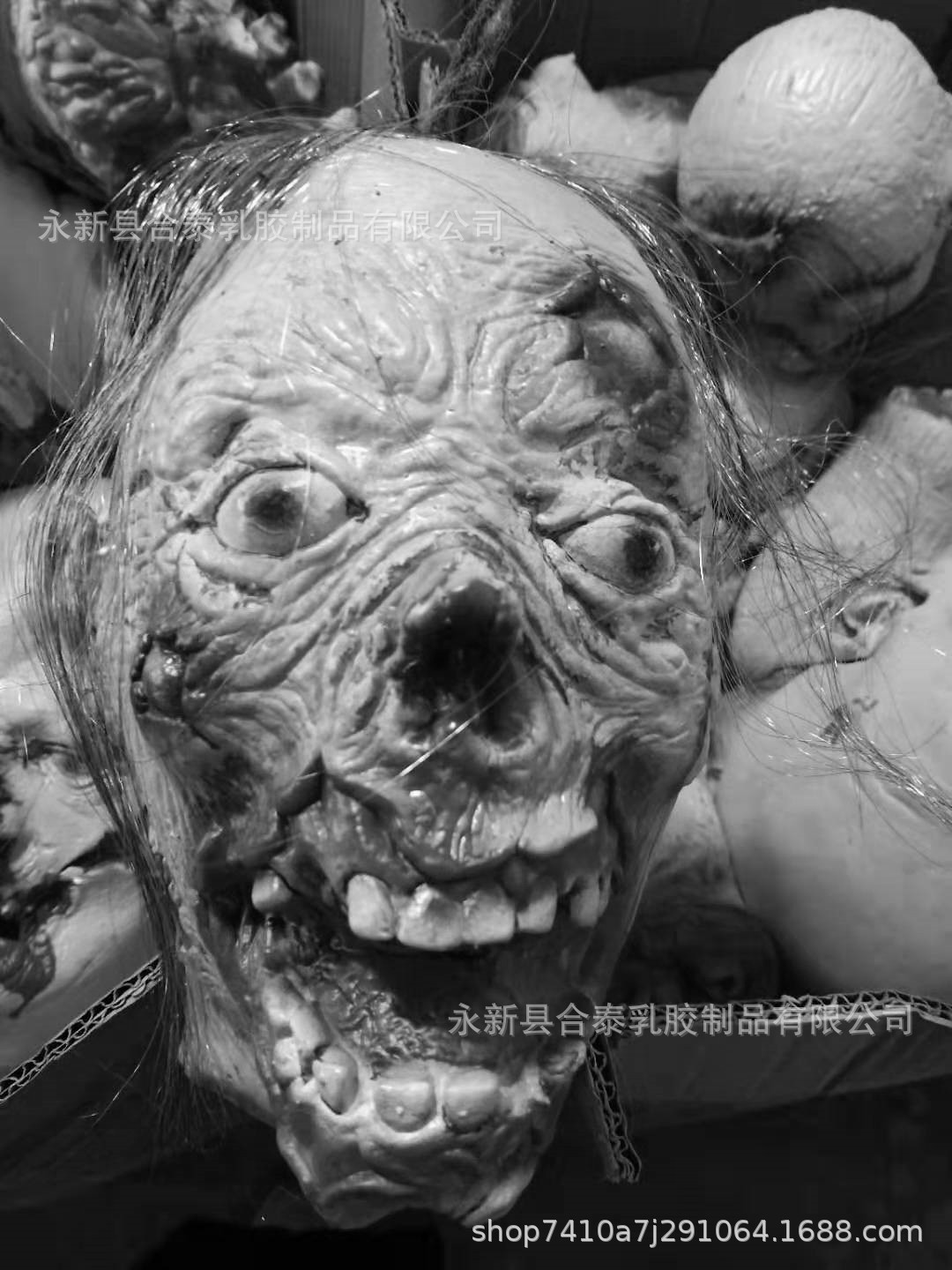 万圣节密室逃脱鬼屋影视道具各种断头