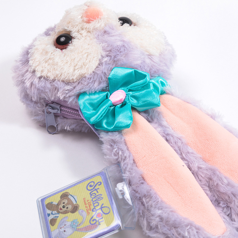 新款可爱duffy达菲熊新朋友stellalou兔子芭蕾长耳朵毛绒玩具定制