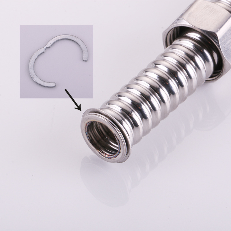 波纹管卡簧304不锈钢卡簧铁卡3分4分6分1寸1.2寸1.5寸卡环挡环