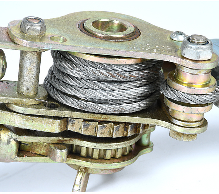 厂家直销紧线器拉紧器配钢丝绳 单齿双钩卡线器钢丝绳拉紧器批发