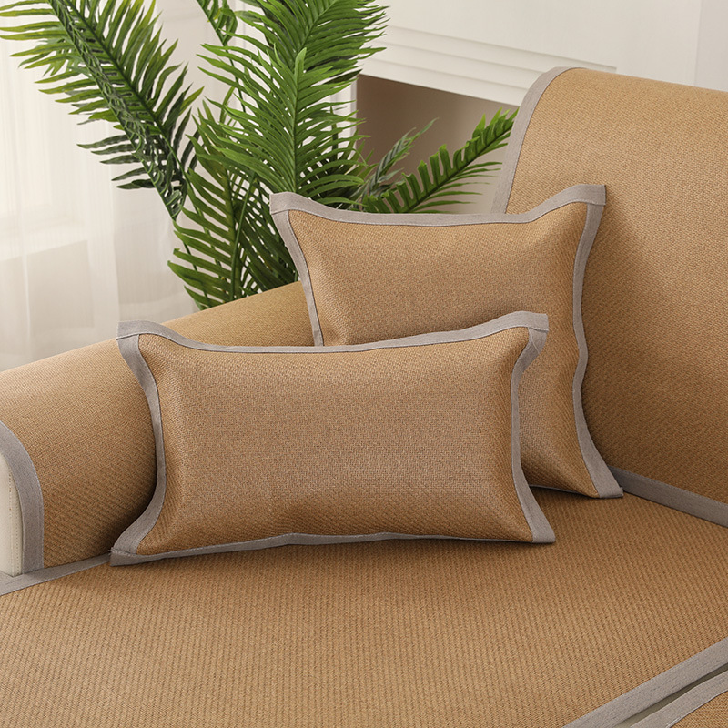 沙发垫夏季客厅坐垫套罩 双面古藤凉席垫冰丝沙发席垫厂家批发