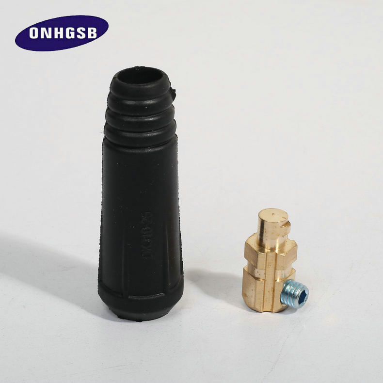 精品推荐电缆快速接头 电焊机快速插座 橡胶黄铜电焊机接头