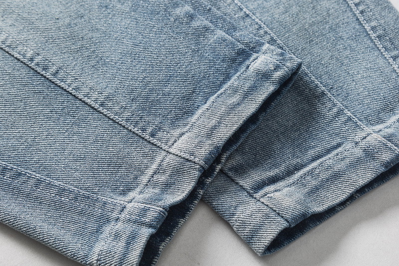 秋季新款日系原创破洞补丁牛仔裤