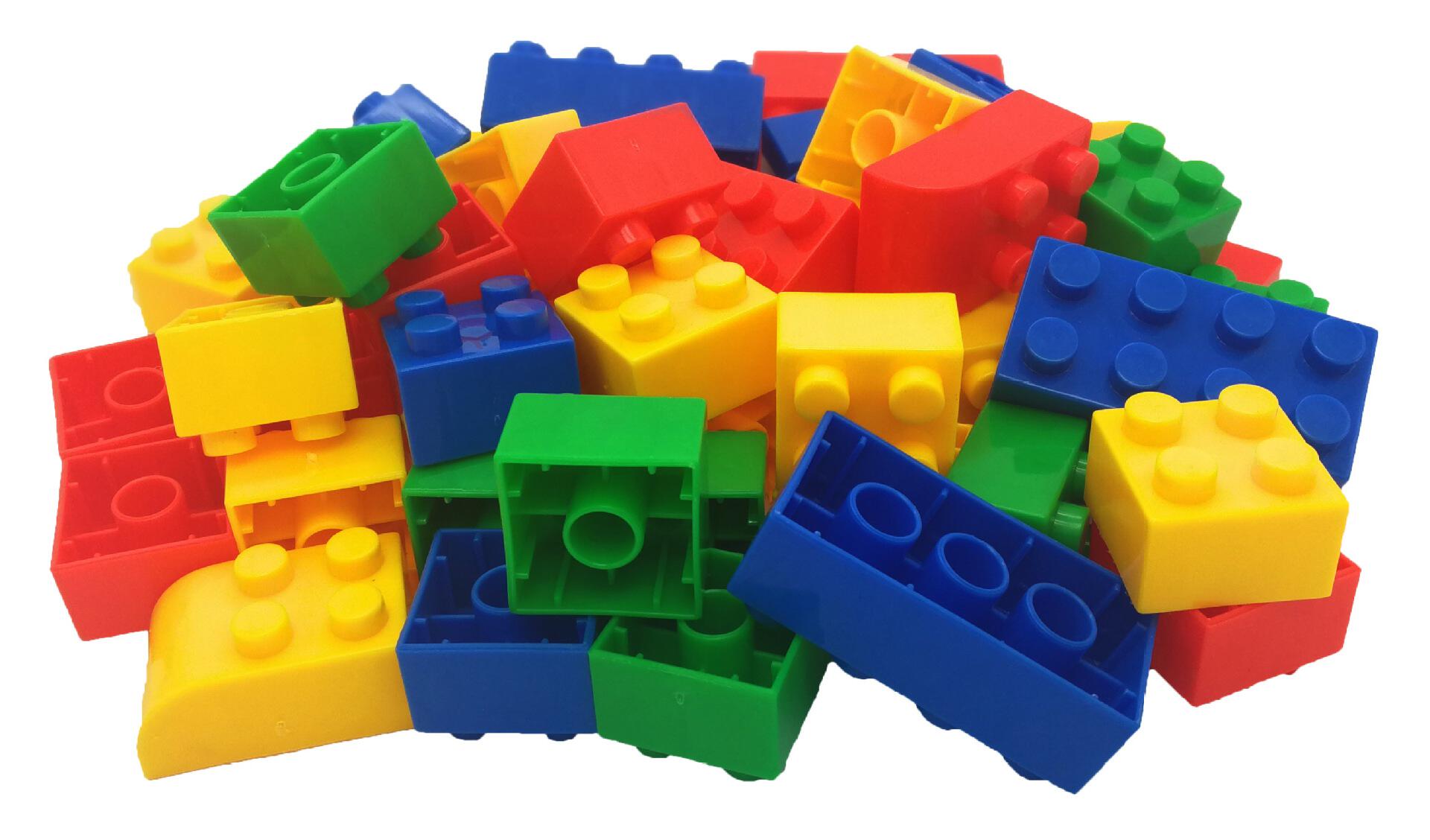 散装积木玩具幼儿园益智塑料玩具 创意大颗粒拼搭类玩具 儿童玩具