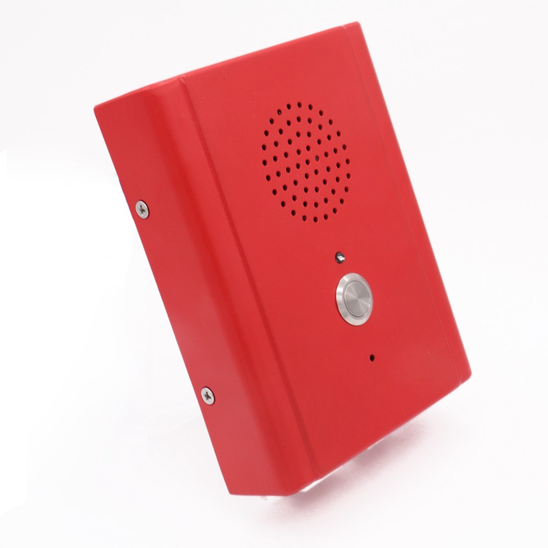 银行专用求助电话机 一键直通报警器 无人值守电梯紧急呼叫对讲机