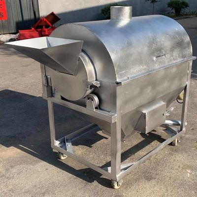 炒茶叶机_榨油菜籽芝麻炒籽机 50公斤瓜子滚筒炒锅 坚果核桃炒 - 阿里