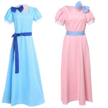 外贸cosplay服装 小飞侠彼得潘peterpan 温蒂长裙 雷切尔 cos现货