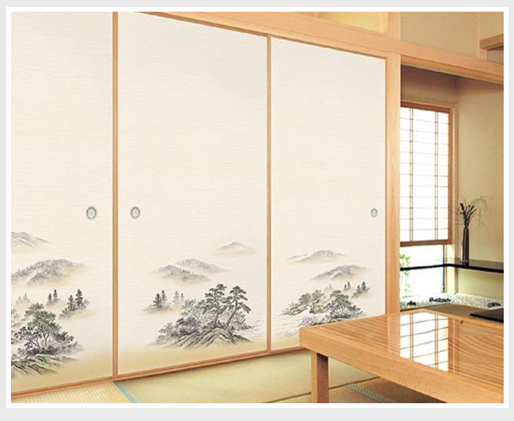 日系文化装修 推拉门福斯玛纸 文艺和风居室 榻榻福司玛透气
