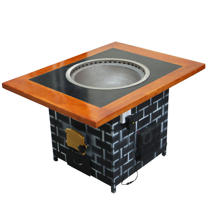 无烟柴火鸡灶商用地锅老土灶金鼎百胜大锅台农家铁锅炖灶台桌