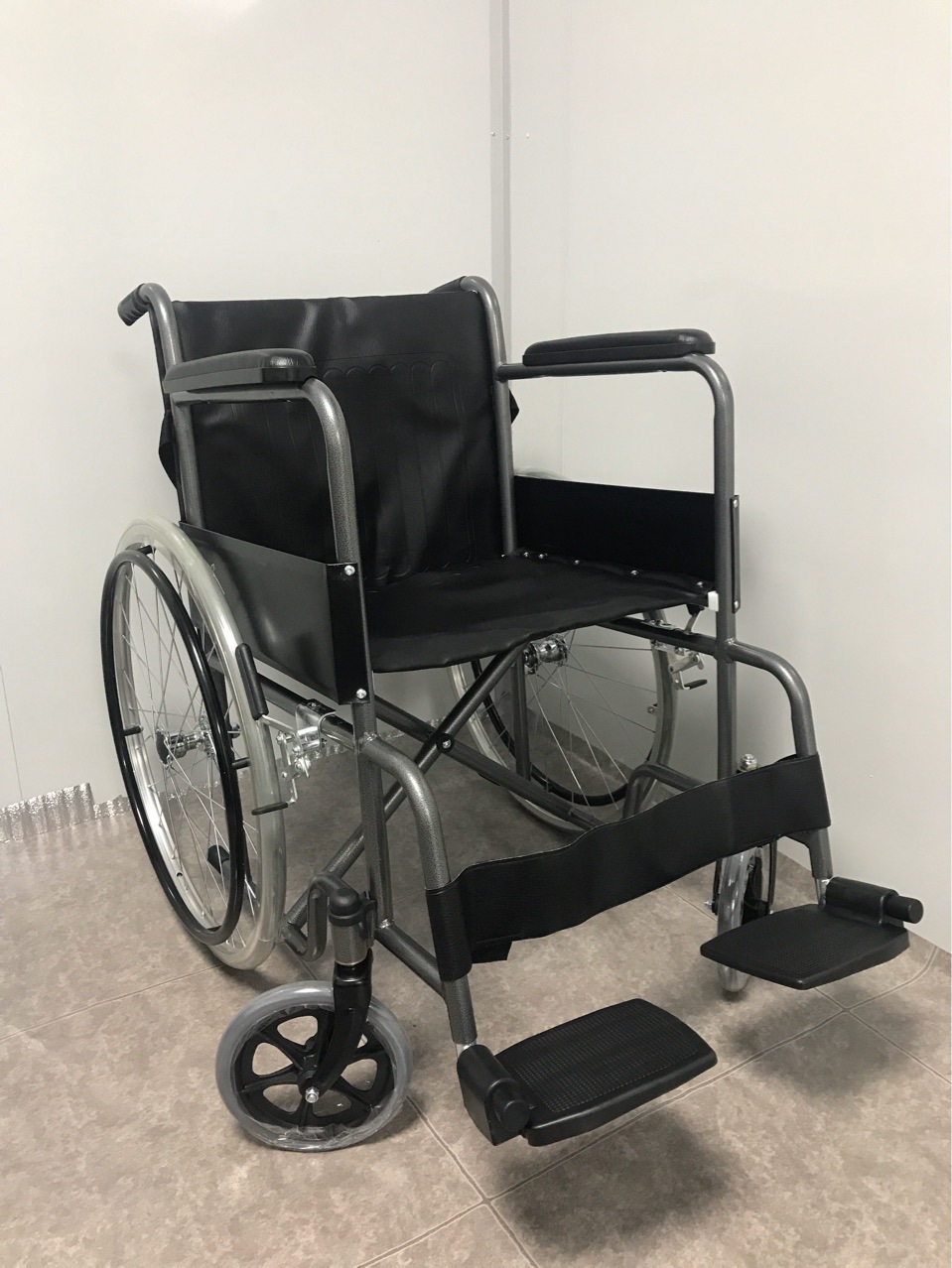 加厚钢管老人轮椅折叠手动轮椅残疾人轮椅车手推轮椅