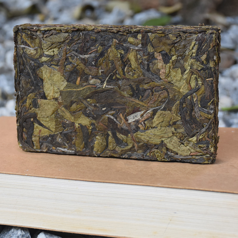 2019春茶250g冰岛黄金叶云南勐库冰岛老寨古树普洱生茶黄叶片砖