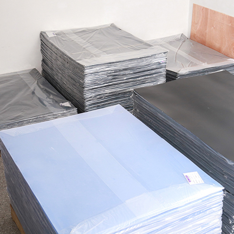 直供透明pvc磨砂哑黑塑胶片 黑色亮面pvc片材塑料片可印刷logo