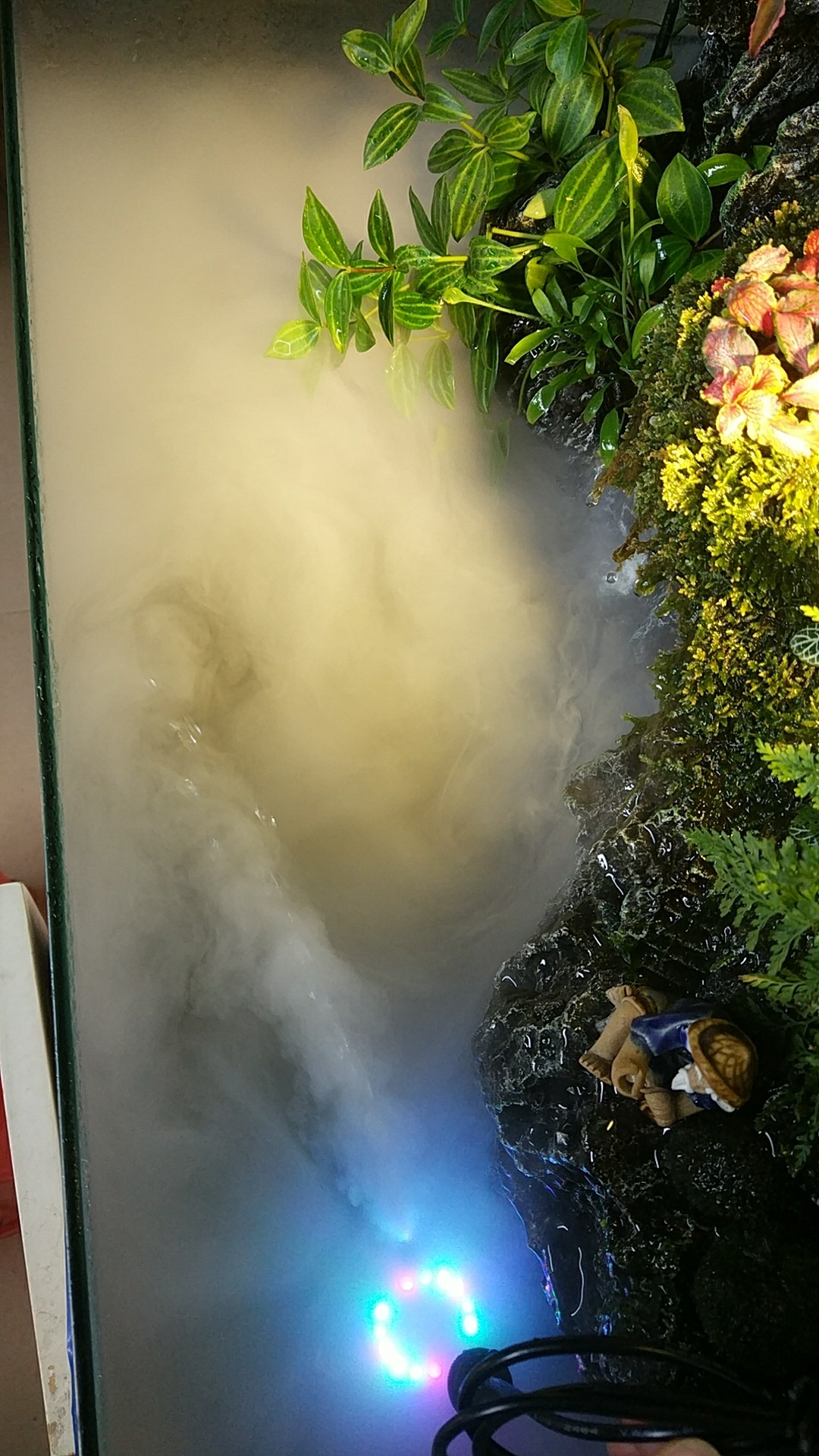 造雾器喷泉喷雾加湿器雾化器风水轮流水假山水景鱼池摆设鱼缸盆景