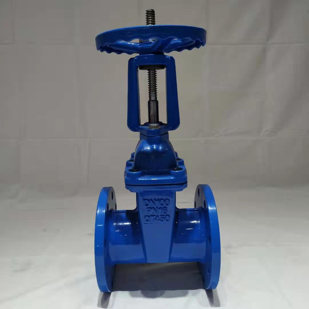 阀门 明杆闸阀 z41x-16 法兰闸阀 软密封闸阀 dn100 dn150 闸阀
