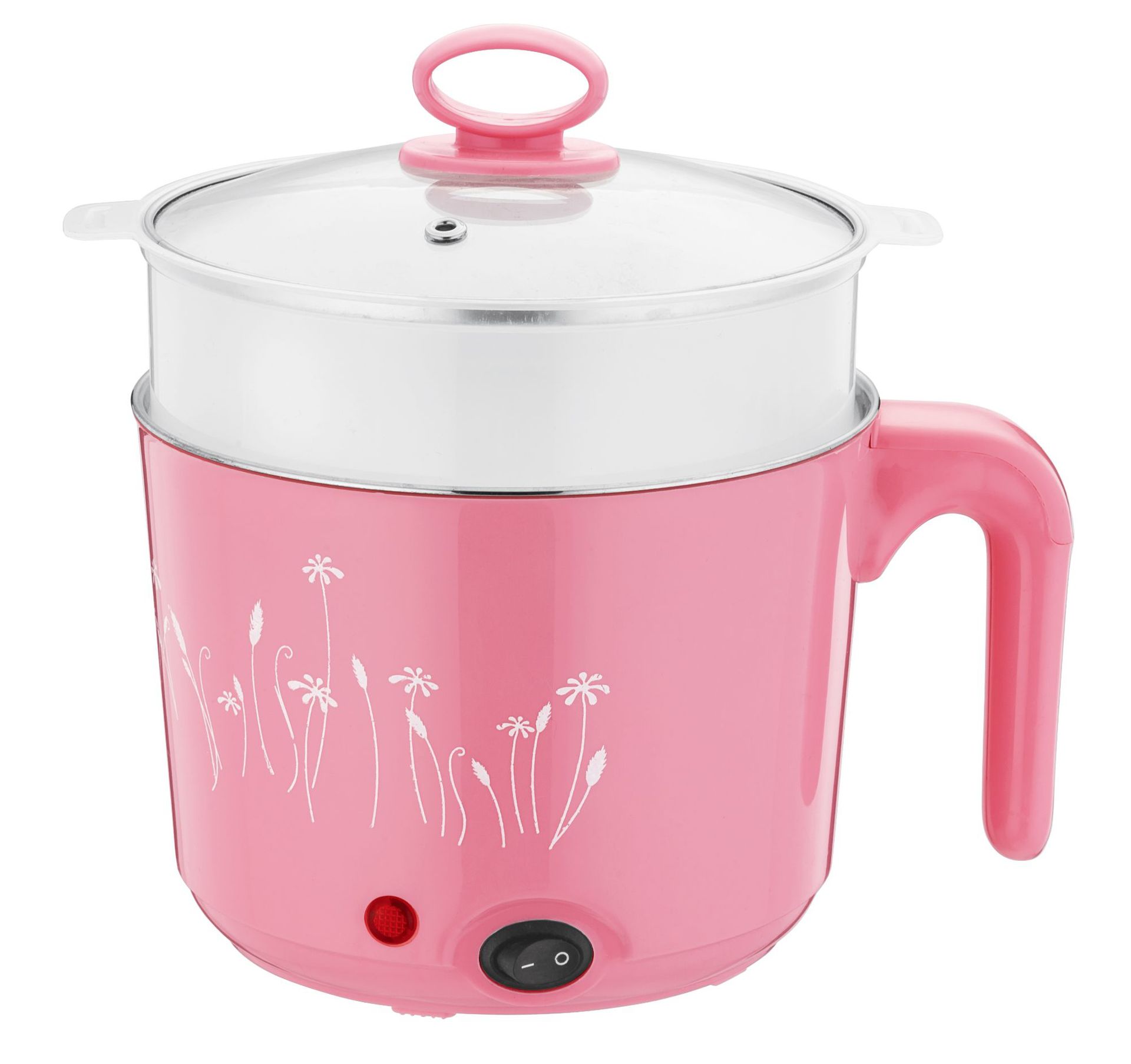 金利发韩式多功能电煮锅迷你学生宿舍电火锅不锈钢煮面锅