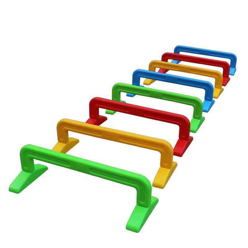 幼儿园体育用品儿童如意塑料跨栏感统训练器材儿童钻洞玩具跨栏架