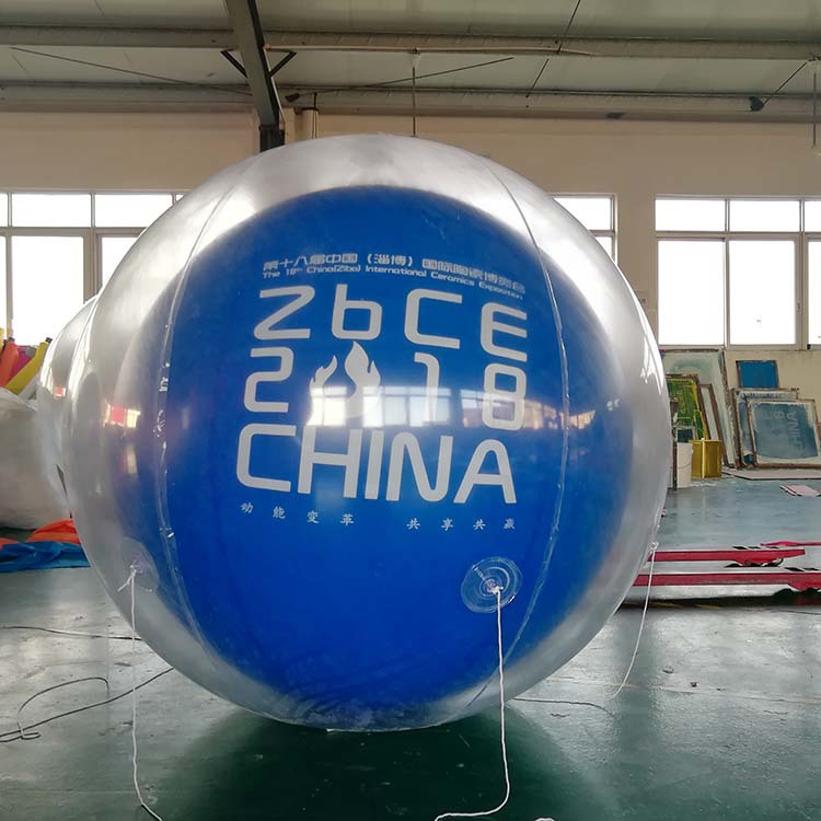 厂家直销大型户外活动pvc升空广告气球空飘气球充气单双层落地球