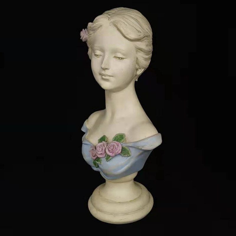 厂家直销 北欧人物雕像摆件工艺品批发 欧式树脂人偶公仔来样定制