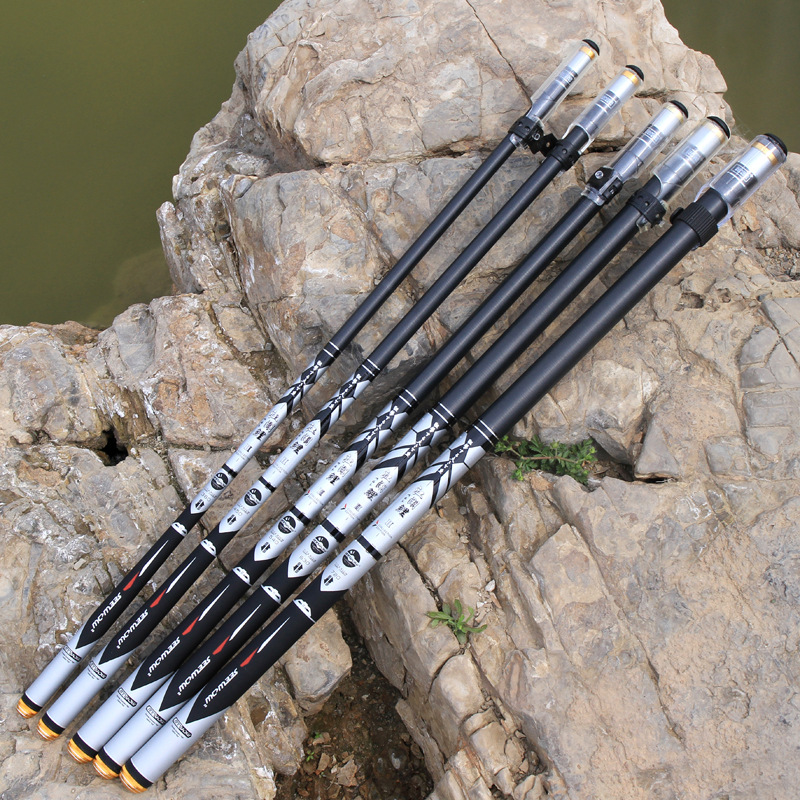 短节鱼竿手竿 高碳素28调溪流杆5.4 6.3 7.2米碳素超轻超硬钓鱼竿