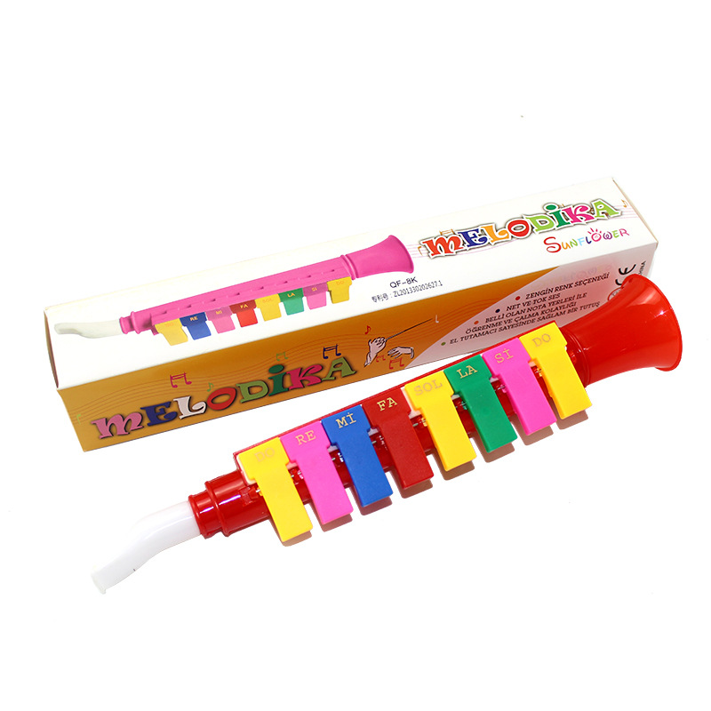 Scenic Spot Tourism Crafts Wholesale Supply 8 Keys Hamonica Small Harmonica Children's Musical Instrument Toys Hamonica