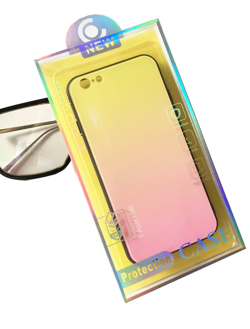 现货苹果华为中性pvc透明手机壳包装通用手机套吸塑包装盒可定制