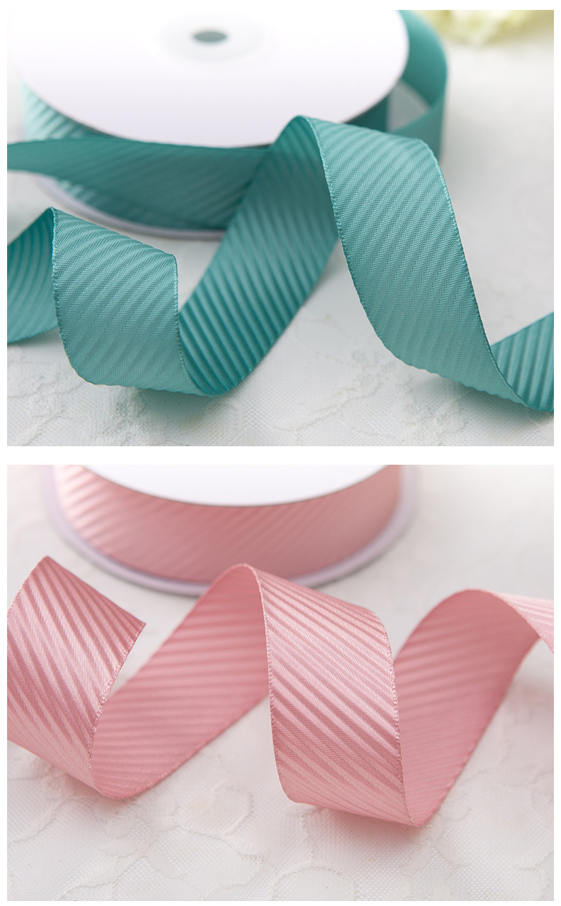 厂家直销包装丝带缎带 2.5公分织带 装饰丝带 斜纹织带