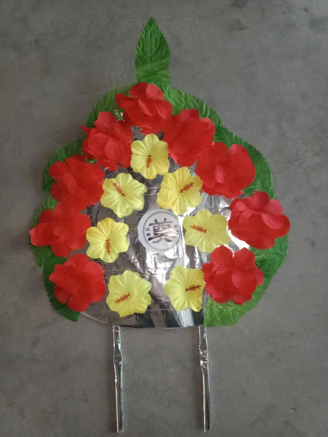厂家低价批发殡葬用品清明节祭祀扫墓用品清明小花圈一件代发