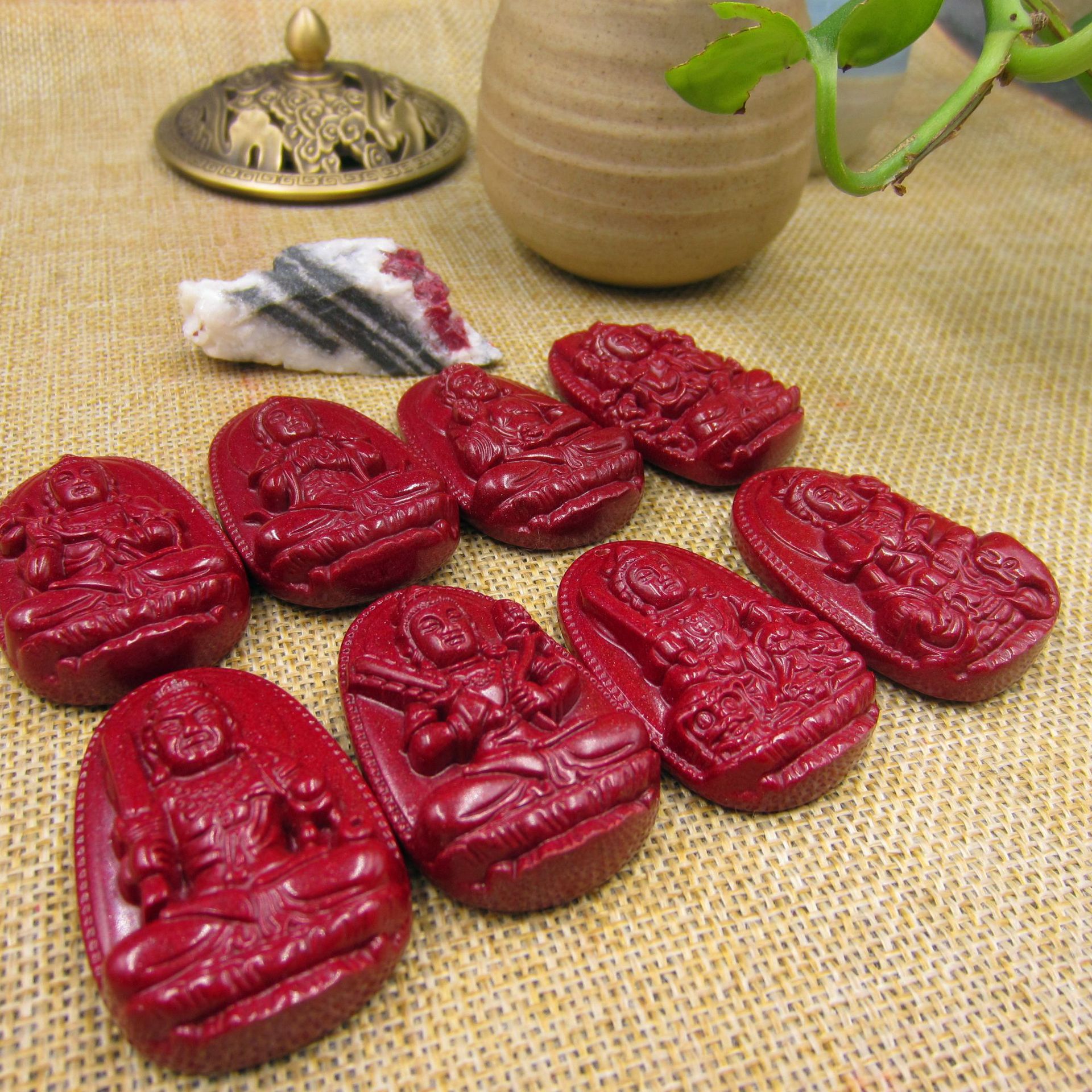 原矿朱砂 生肖本命佛吊坠紫金砂十二生肖守护神吊牌项坠项链